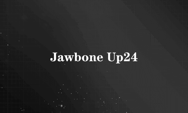 Jawbone Up24