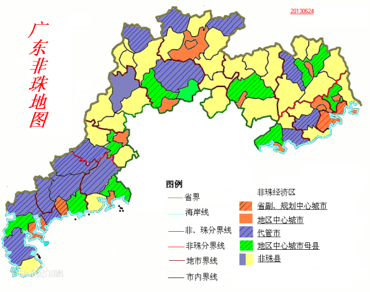 广东省非珠江三角洲地区