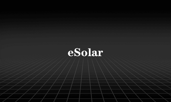 eSolar