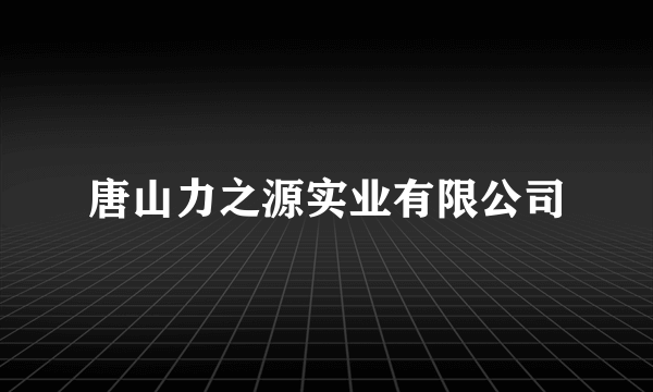 唐山力之源实业有限公司