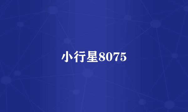 小行星8075