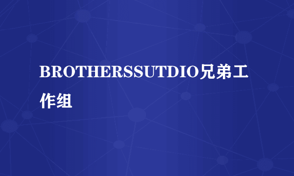 BROTHERSSUTDIO兄弟工作组