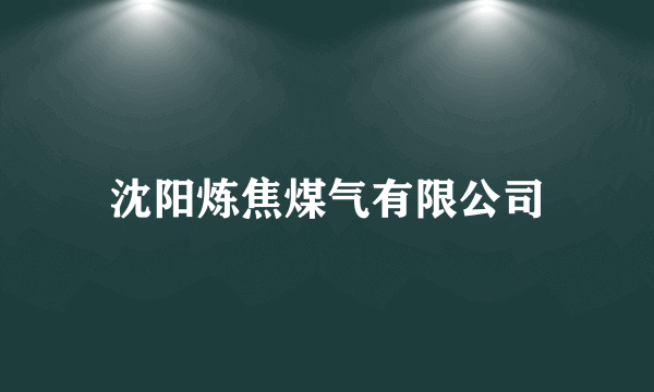 沈阳炼焦煤气有限公司