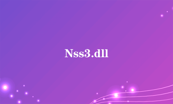 Nss3.dll